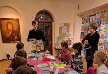 Творче заняття з техніки монотипії провів науковий співробітник музею Павло Ломака