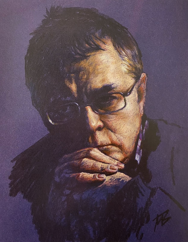 Підгорний М. В. Портрет Дмитра Свєчнікова. Картон, пастель. 80х50