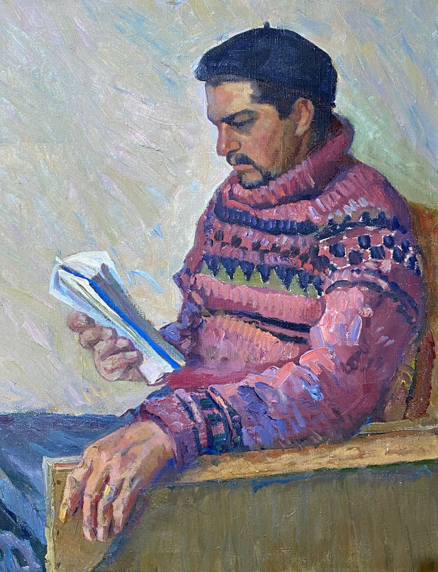 Портрет художника Анатолія Павловича Хоменка. 1985. Полотно, олія.