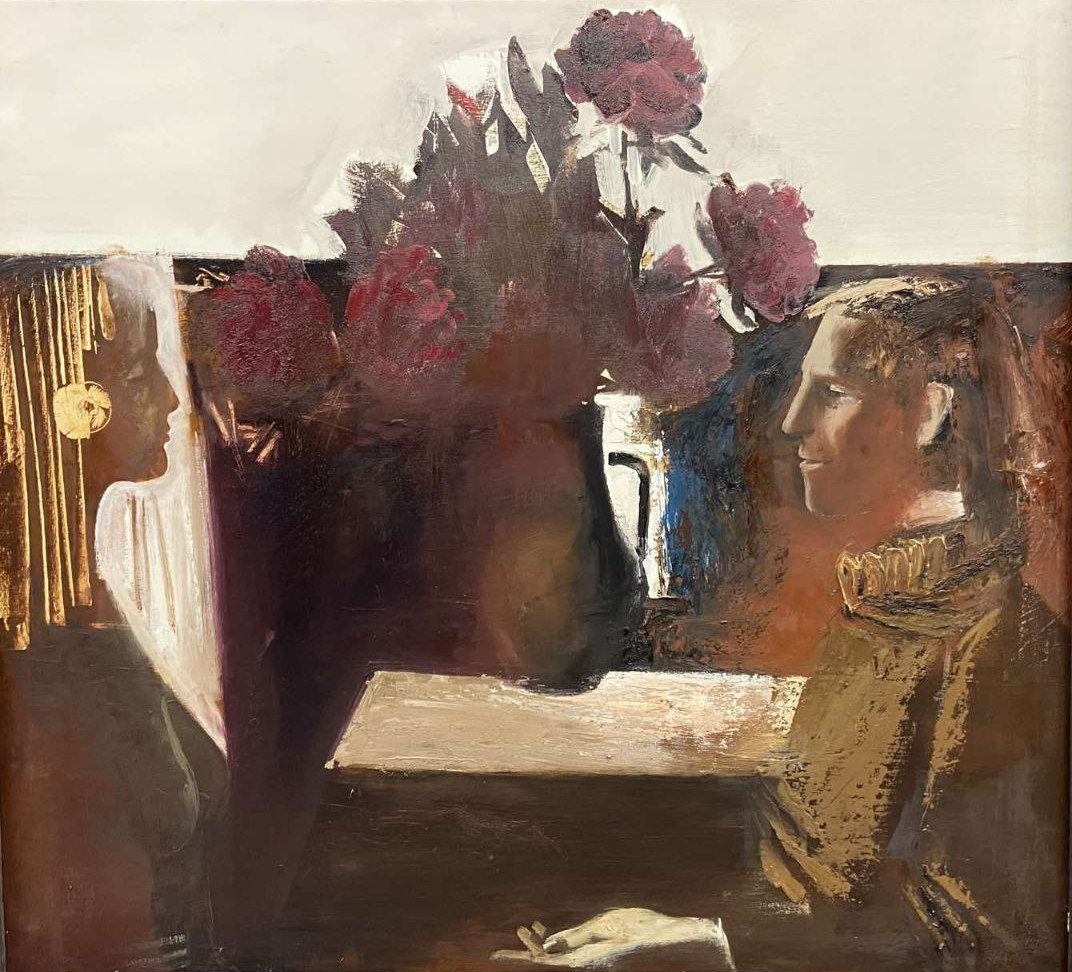 Сергій Гнойовий. Діалог. 1988. Полотно, олія. 82х90