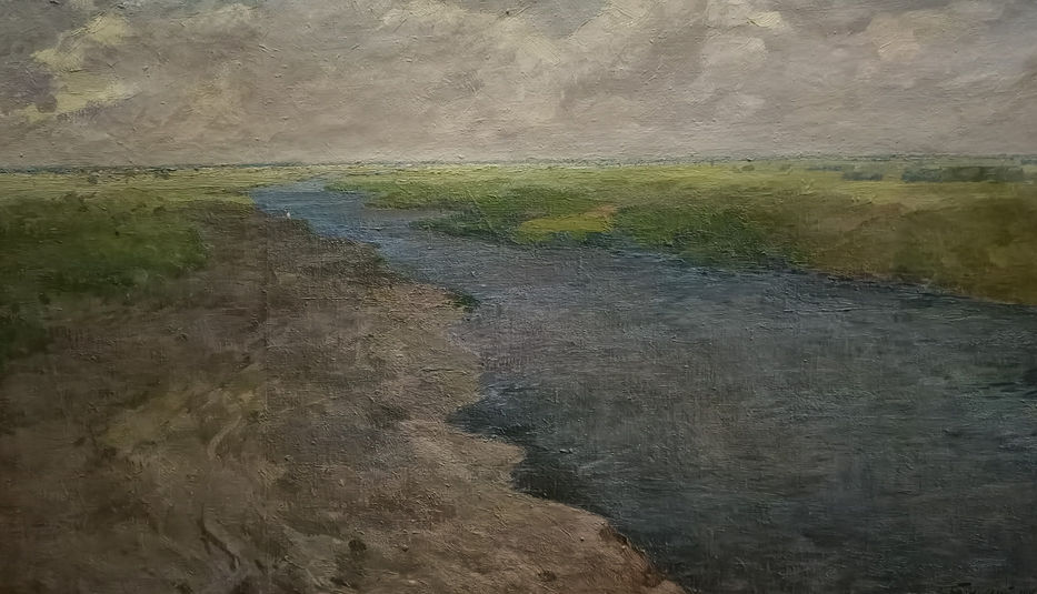 Данило Безуглий. Річка Псел. 1947-1948 рр. П., о. 120,5х70.