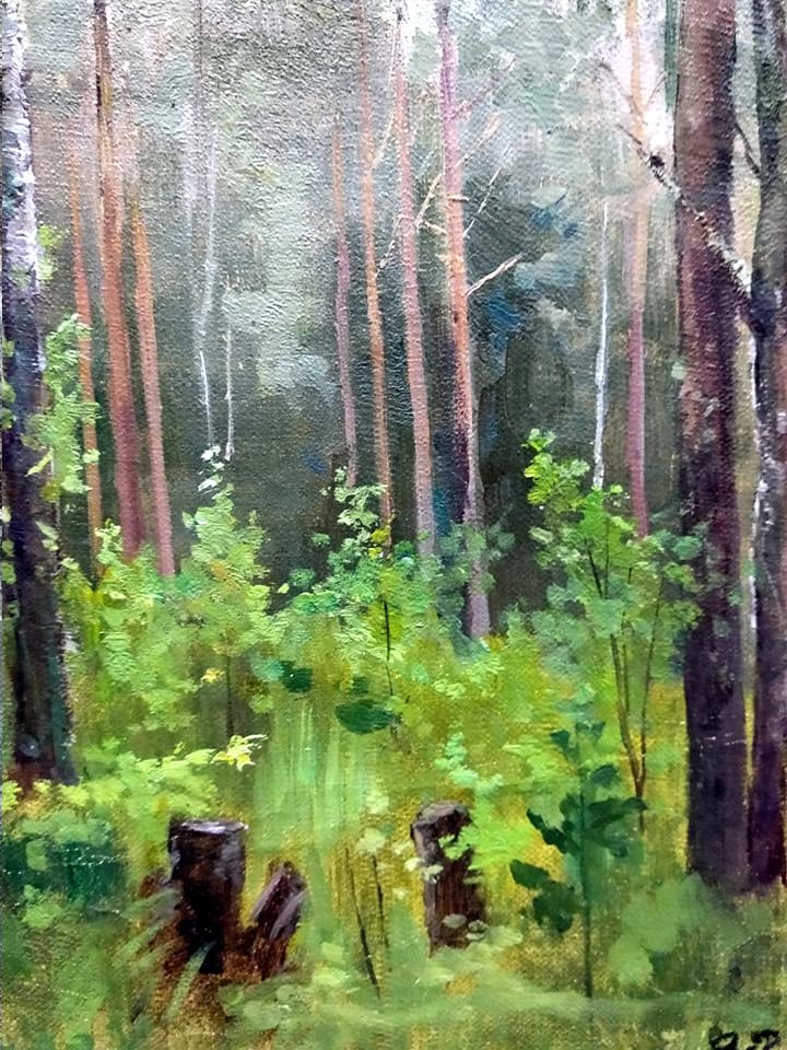 Лісова галявина. П., о